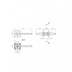 Ручка раздельная PRIME SL BL-24 Черный