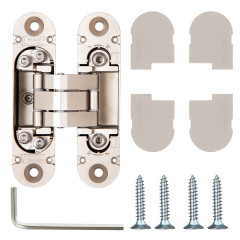 Дверная петля скрытой установки с 3D-регулировкой 9540UN3D SN Мат никель