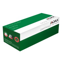 Дверная ручка на розетке Ajax (Аякс) ERGO JK ABG-6 зелёная бронза