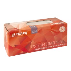 Дверная ручка на розетке Fuaro (Фуаро) BIO XM BL-24 черный