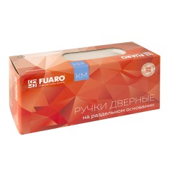 Дверная ручка на розетке Fuaro (Фуаро) SAMPLE KM BL-24 черный