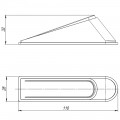 Фиксатор Ajax (Аякс) двери DSF-110 серый