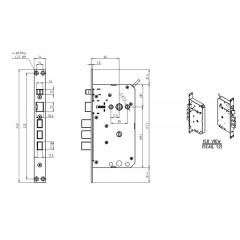 Электронный дверной замок Solity GP-3000BK BLACK с отпечатком пальца