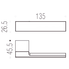 Ручка Colombo _963 ML 11 графит/мат графит R ф/з 1 1